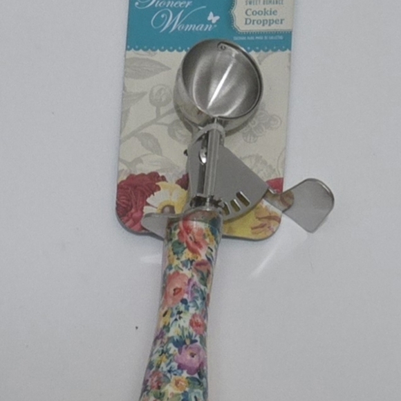 The Pioneer Woman Serving Spoon Ice Cream Scoop Cookie Dropper Set - Picture 5 of 5
